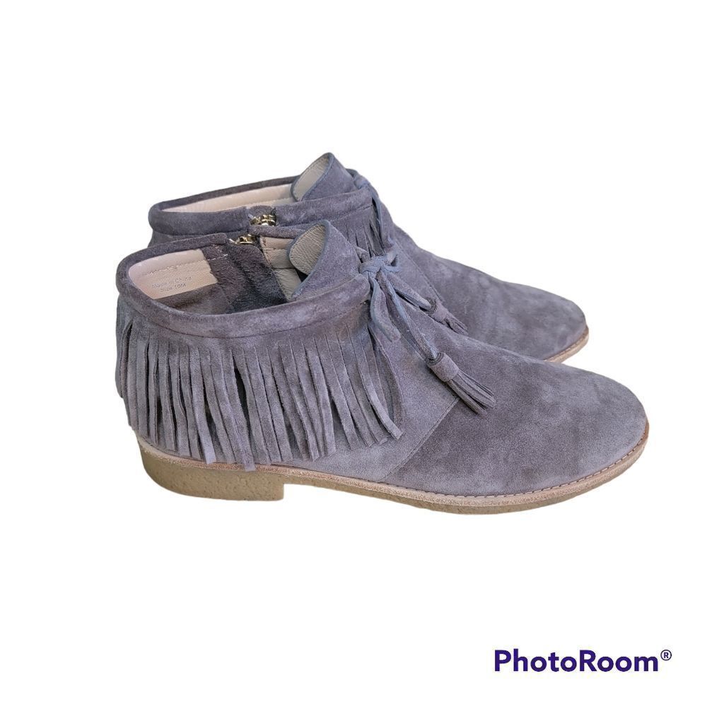 Kate Spade Bitsy Suede Fringe Booties. Size 10. - Picture 2 of 11